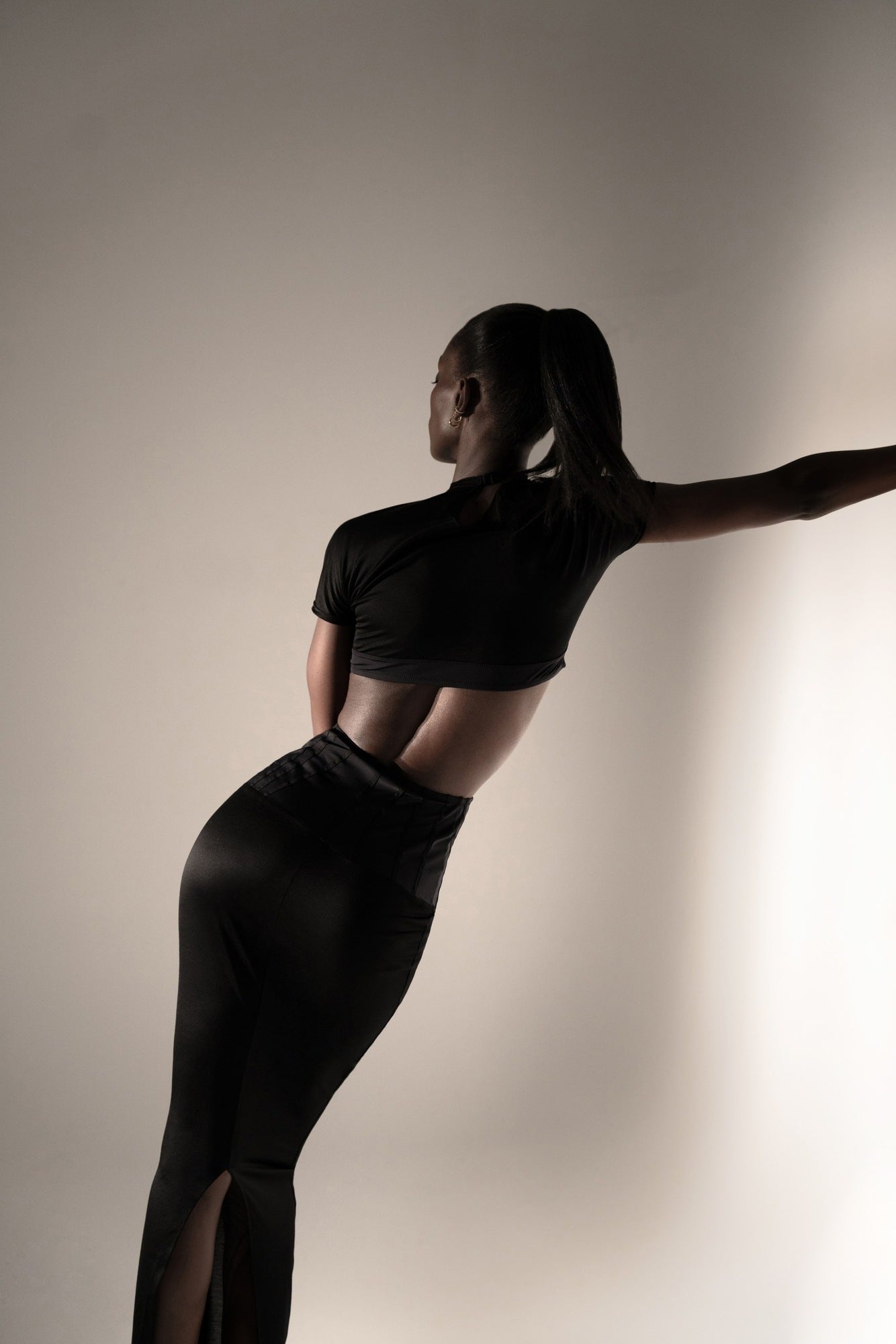03.87 - Jupe en jersey de coton et lycra